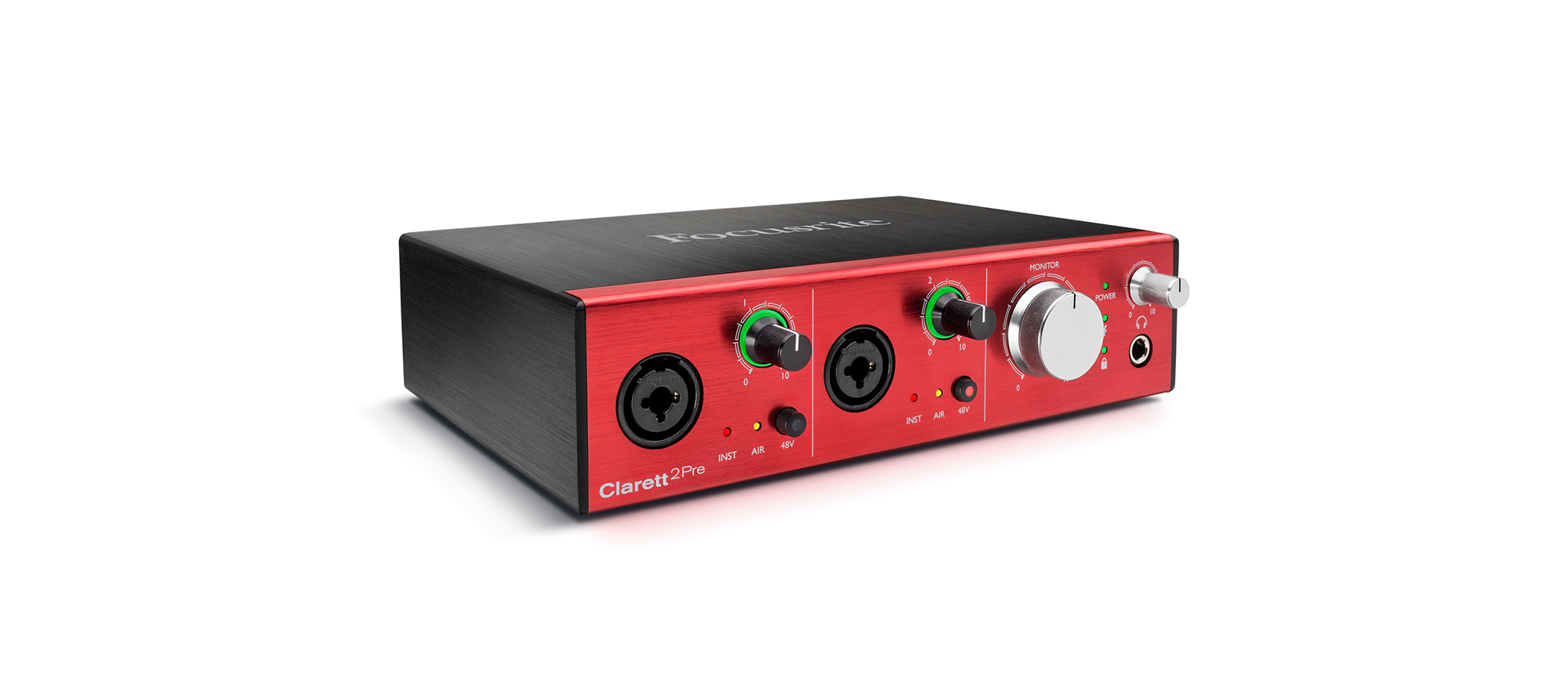 純正品特価 focusrite Clarett 2Pre Thunderbolt2接続 オーディオ