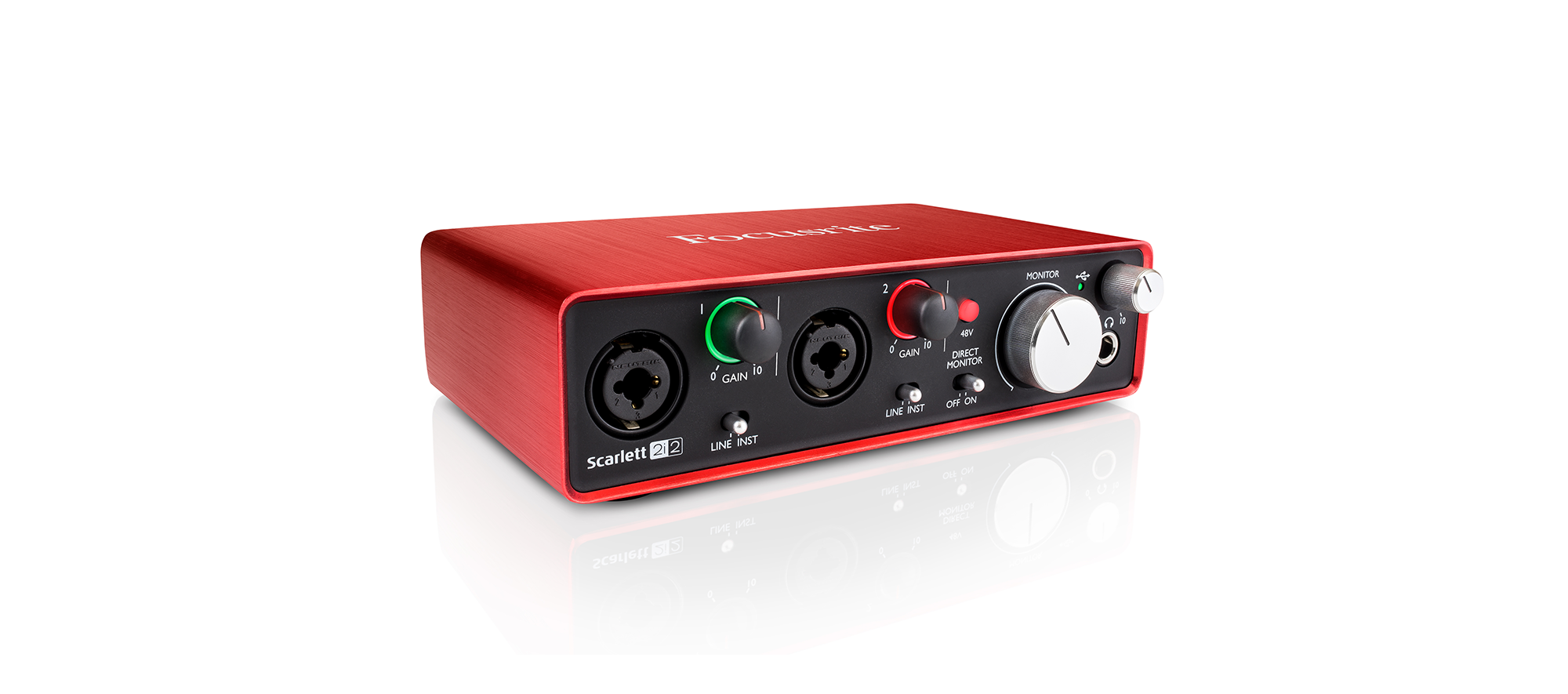 FOCUSRITE Scarlett 2i2 Gen2 - オーディオインターフェイス